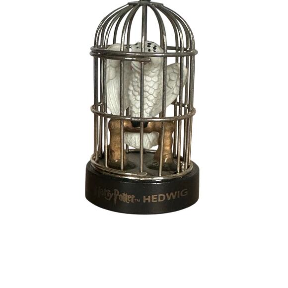 Warner Bros Other - Harry Potter Hedwig Owl Figurine in Cage | 2010 Warner Bros Collectible